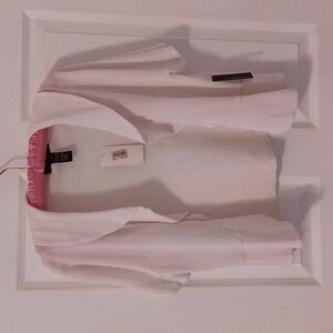 Cable and gauge White Crop Cardigan
